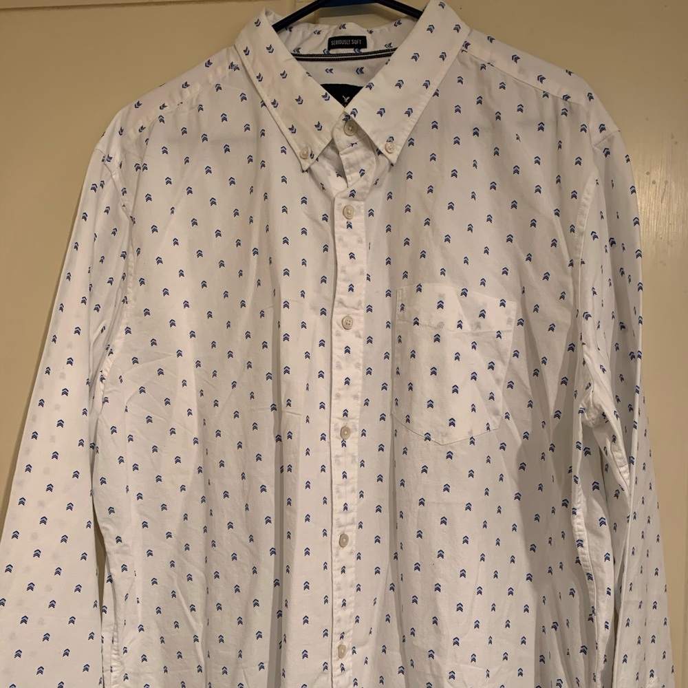 AMERICAN EAGLE XXL SERIOUSLY SOFT LONG SLV SHIRT